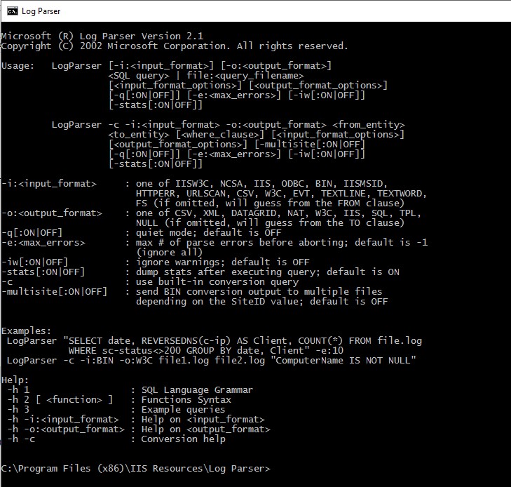 Log Parser Log Parser