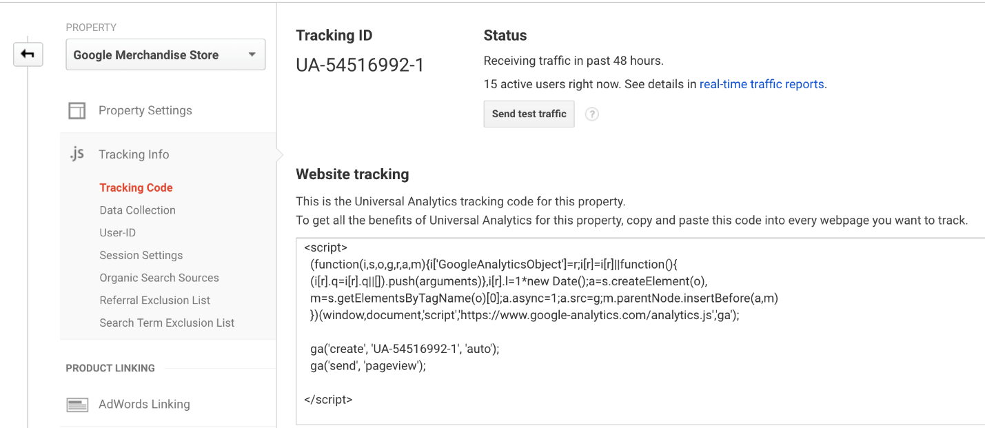 Tracking ID Data